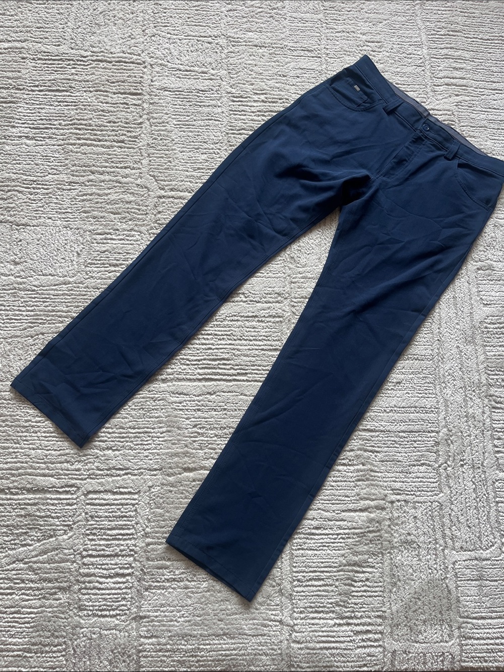 Bertini | Men's Navy Dress Pants - Classic Straight Fit, 34, NWOT